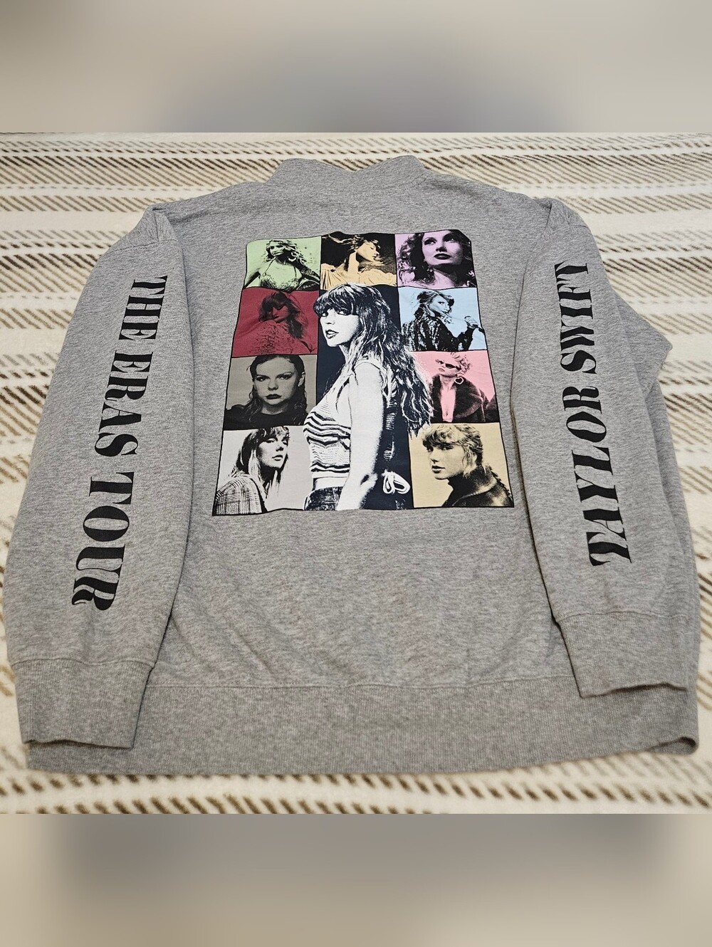 Taylor Swift The Eras Tour Quarter Zip Sweatshirt Official Size Large